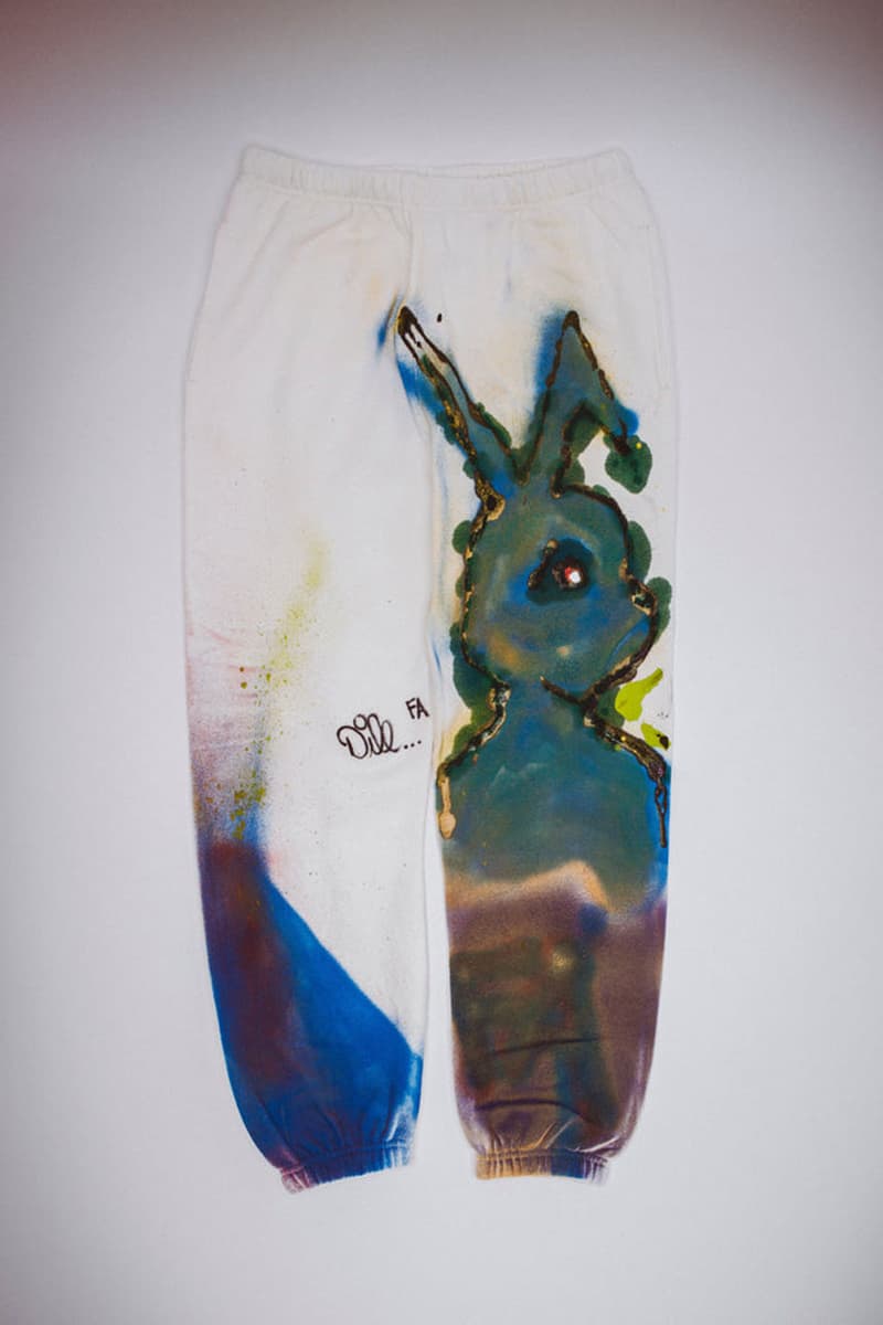 Jason Dill's Hand-Painted Sweatpants Are Fucking Awesome release info price