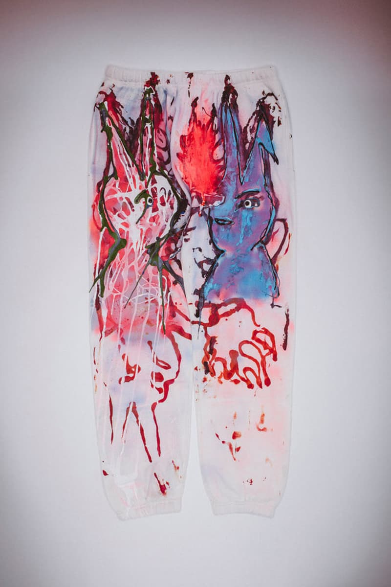 Jason Dill's Hand-Painted Sweatpants Are Fucking Awesome release info price