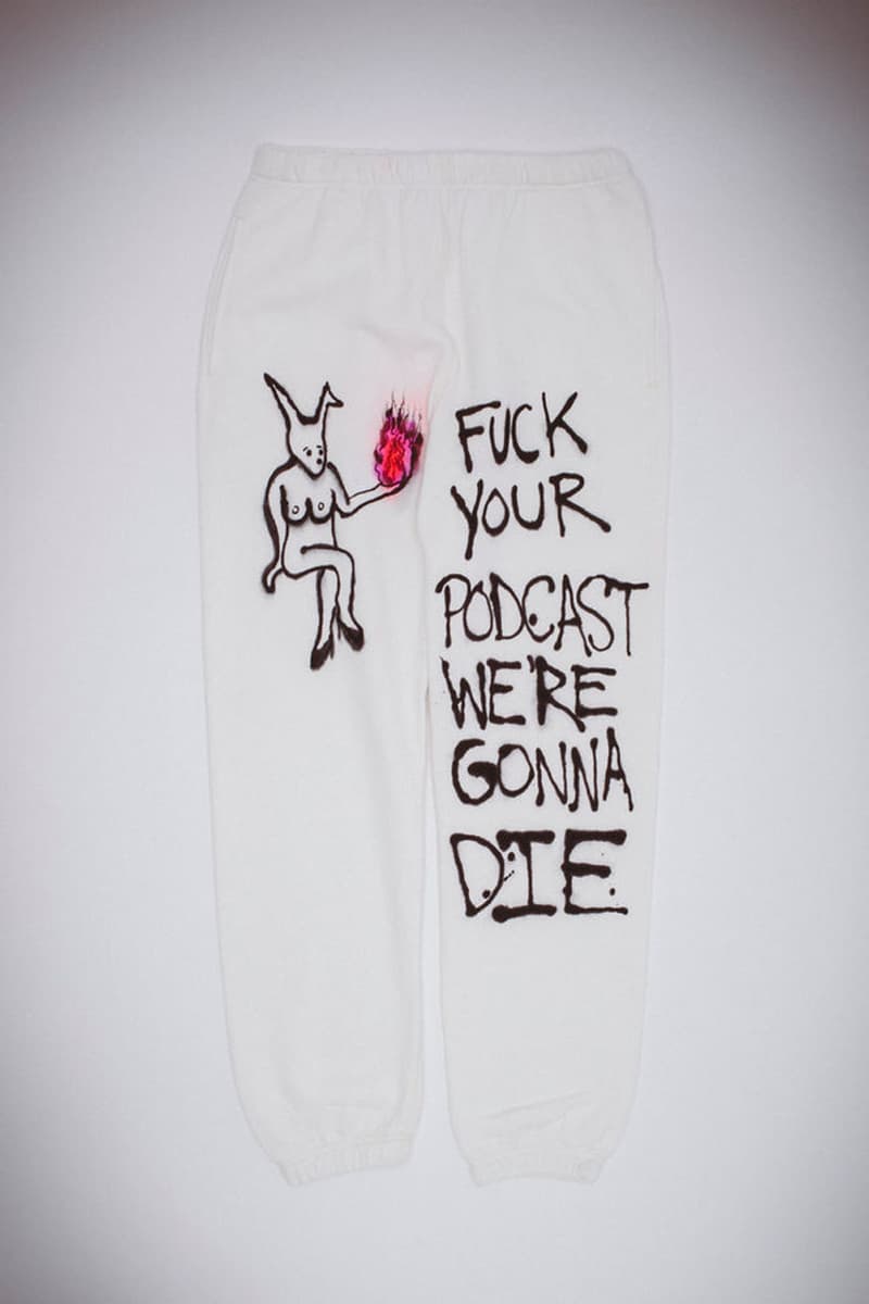 Jason Dill's Hand-Painted Sweatpants Are Fucking Awesome release info price