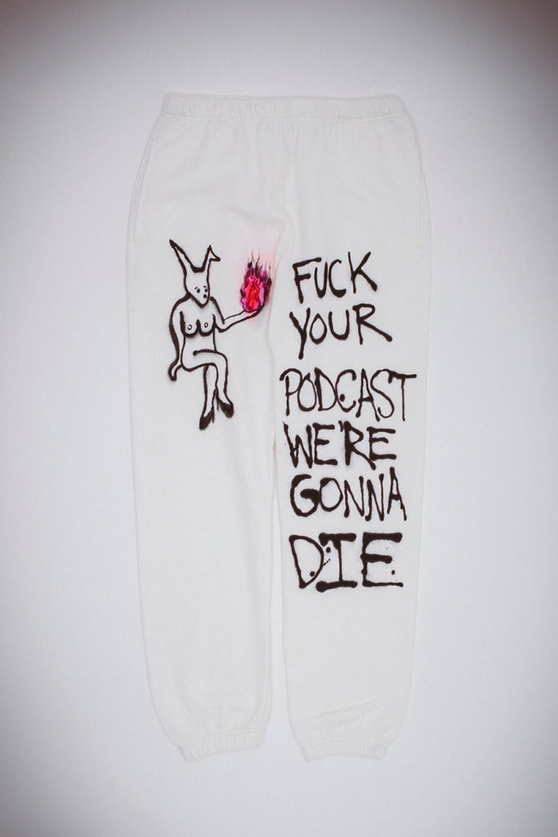 Jason Dill's Hand-Painted Sweatpants Are Fucking Awesome release info price