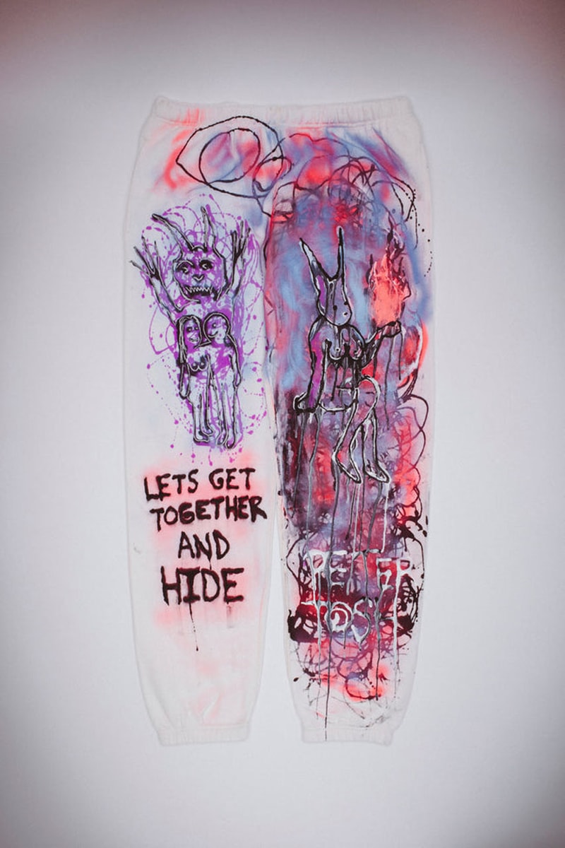 Jason Dill's Hand-Painted Sweatpants Are Fucking Awesome release info price