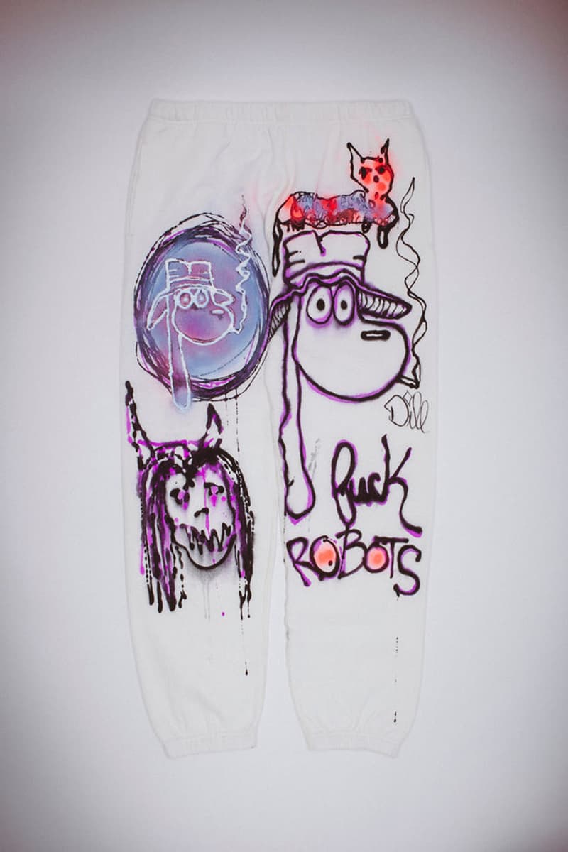 Jason Dill's Hand-Painted Sweatpants Are Fucking Awesome release info price