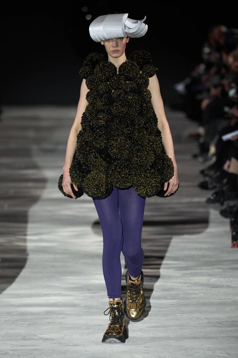 noir kei ninomiya fall winter 2025 runway collection comme des garcons