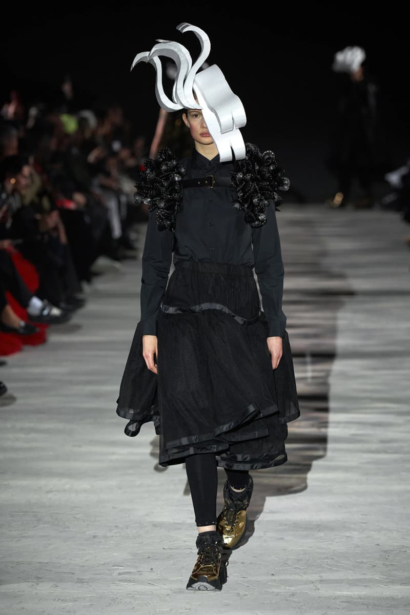 noir kei ninomiya fall winter 2025 runway collection comme des garcons