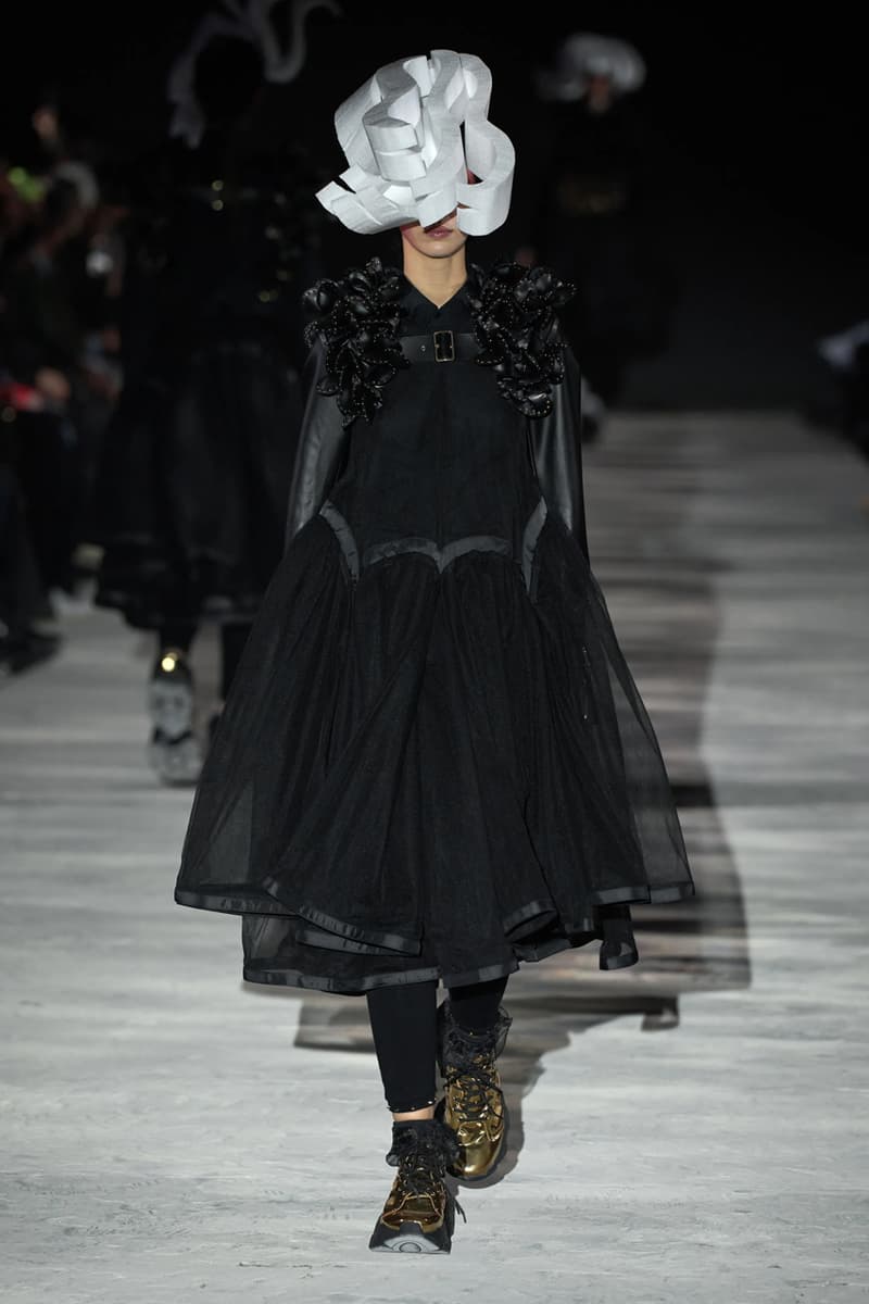 noir kei ninomiya fall winter 2025 runway collection comme des garcons