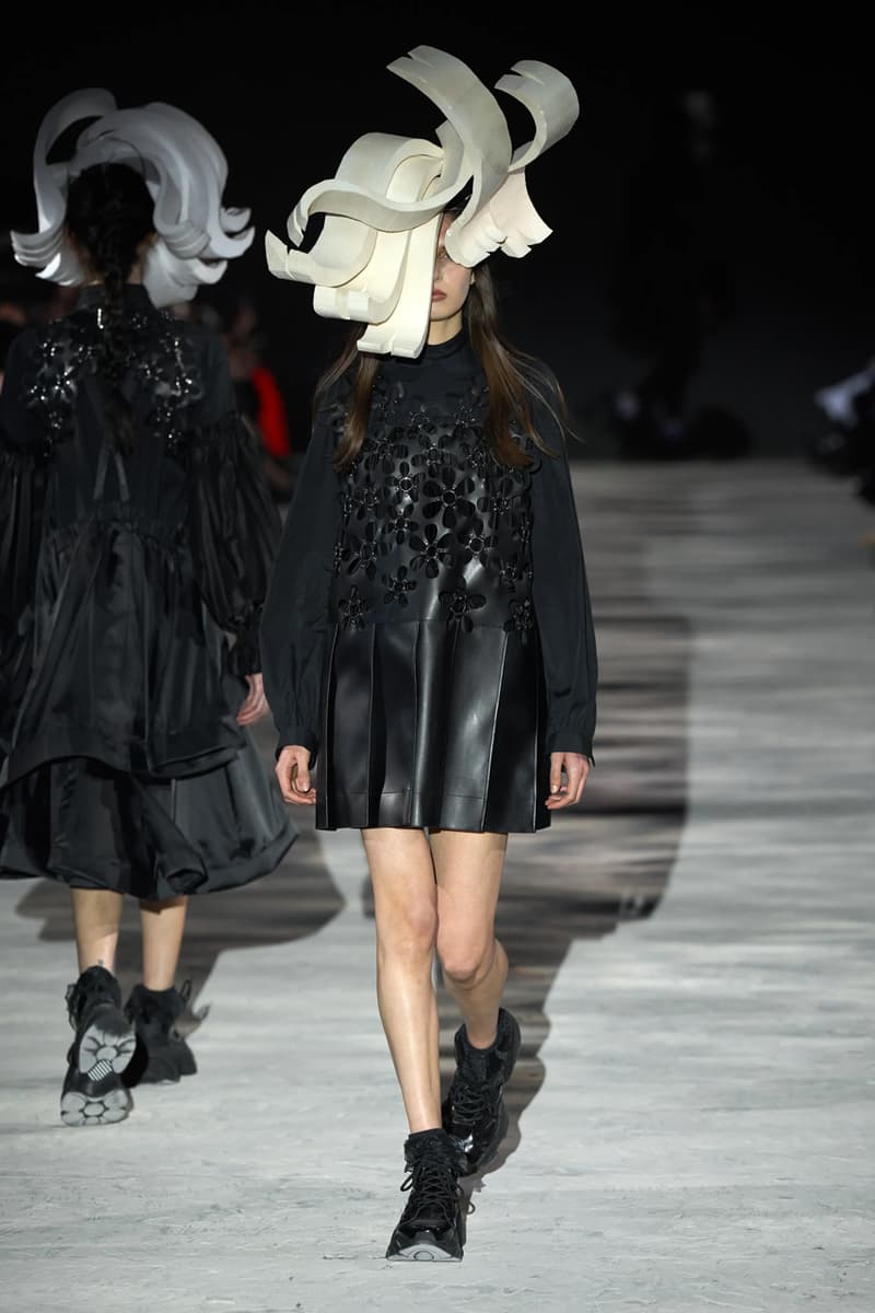 noir kei ninomiya fall winter 2025 runway collection comme des garcons