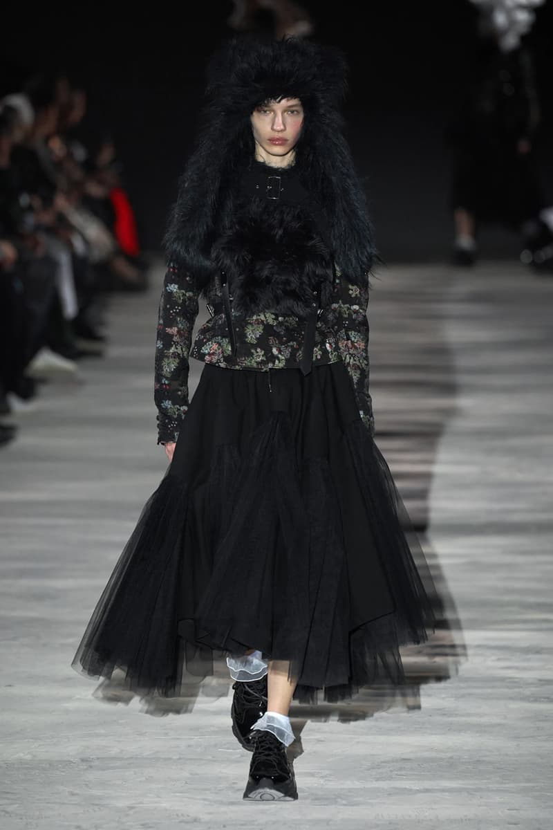 noir kei ninomiya fall winter 2025 runway collection comme des garcons