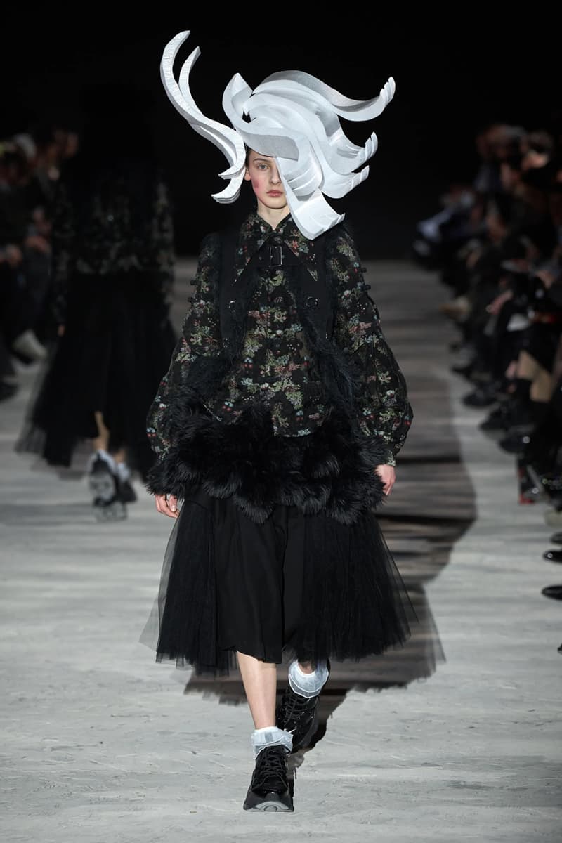 noir kei ninomiya fall winter 2025 runway collection comme des garcons 