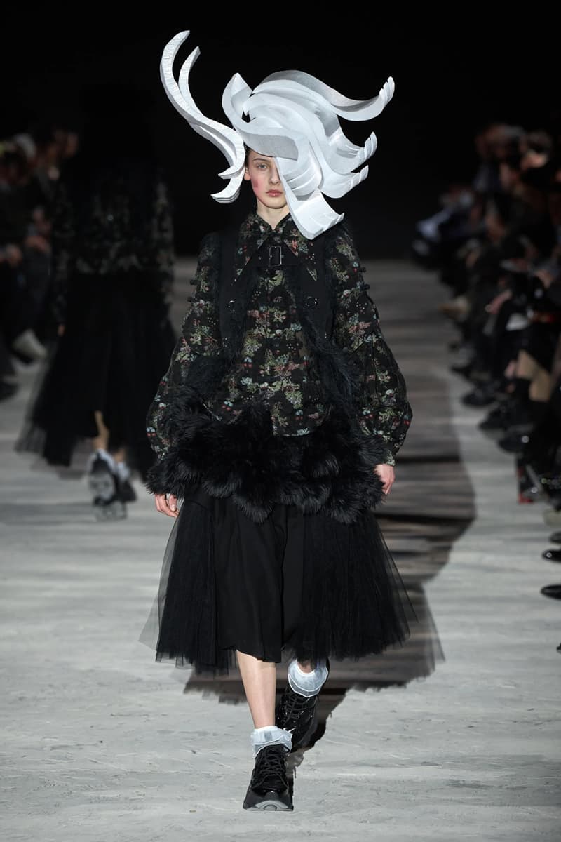 noir kei ninomiya fall winter 2025 runway collection comme des garcons