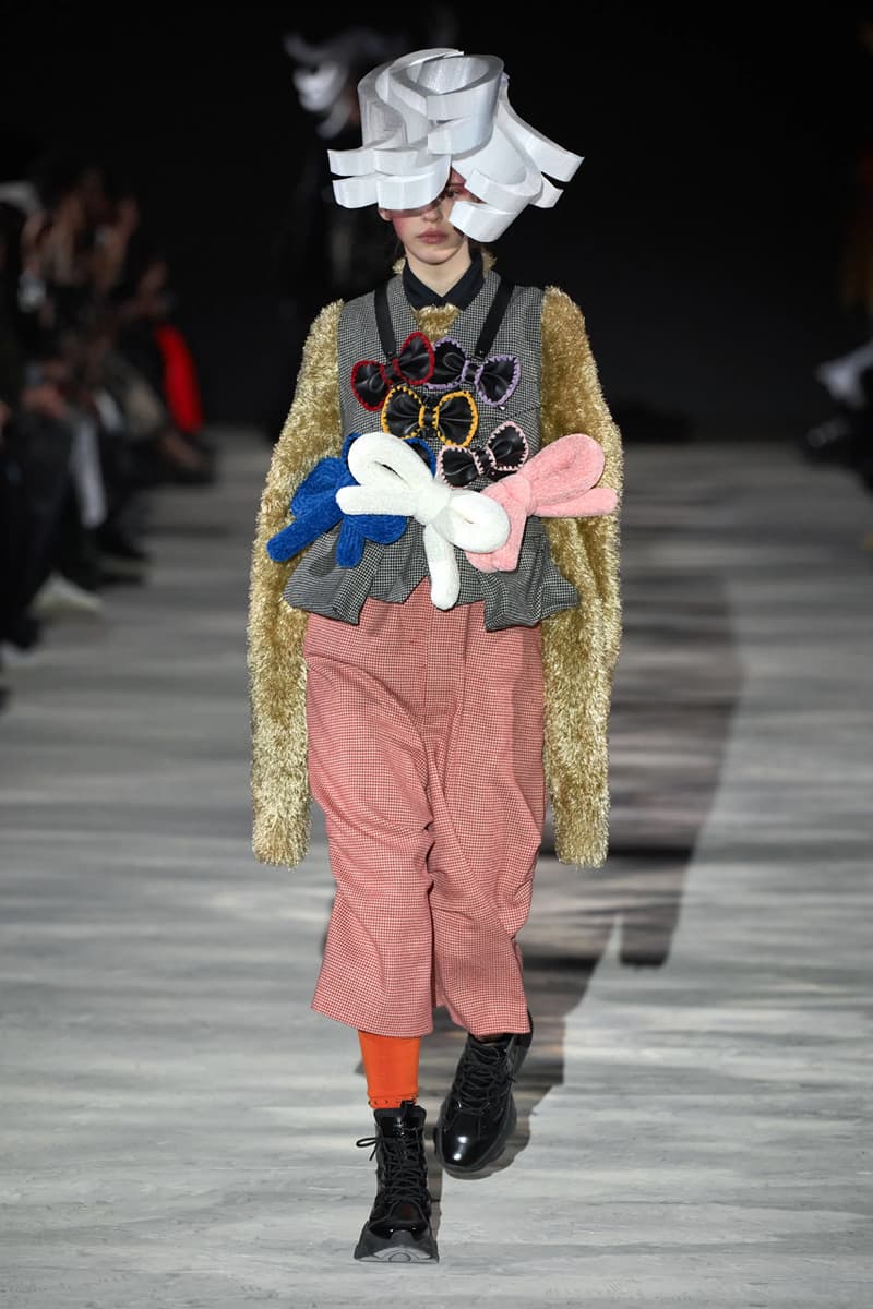 noir kei ninomiya fall winter 2025 runway collection comme des garcons 