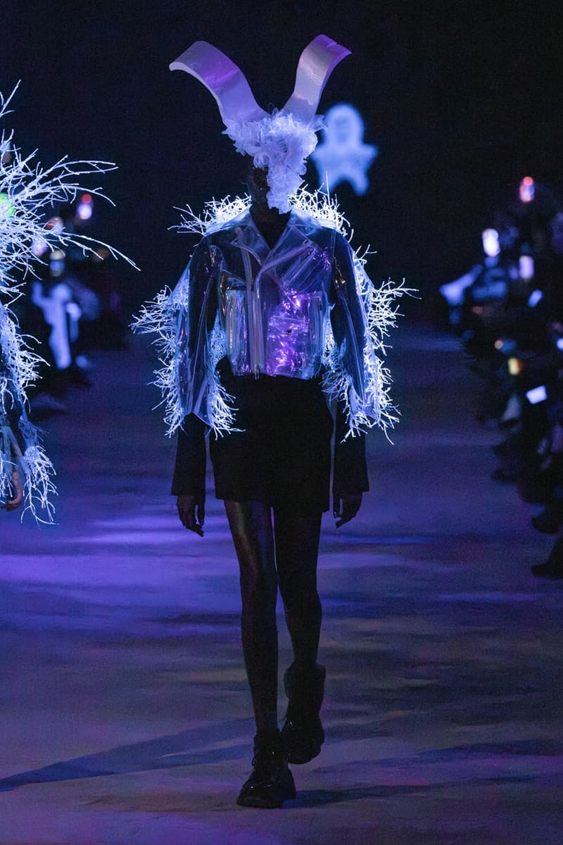 noir kei ninomiya fall winter 2025 runway collection comme des garcons 