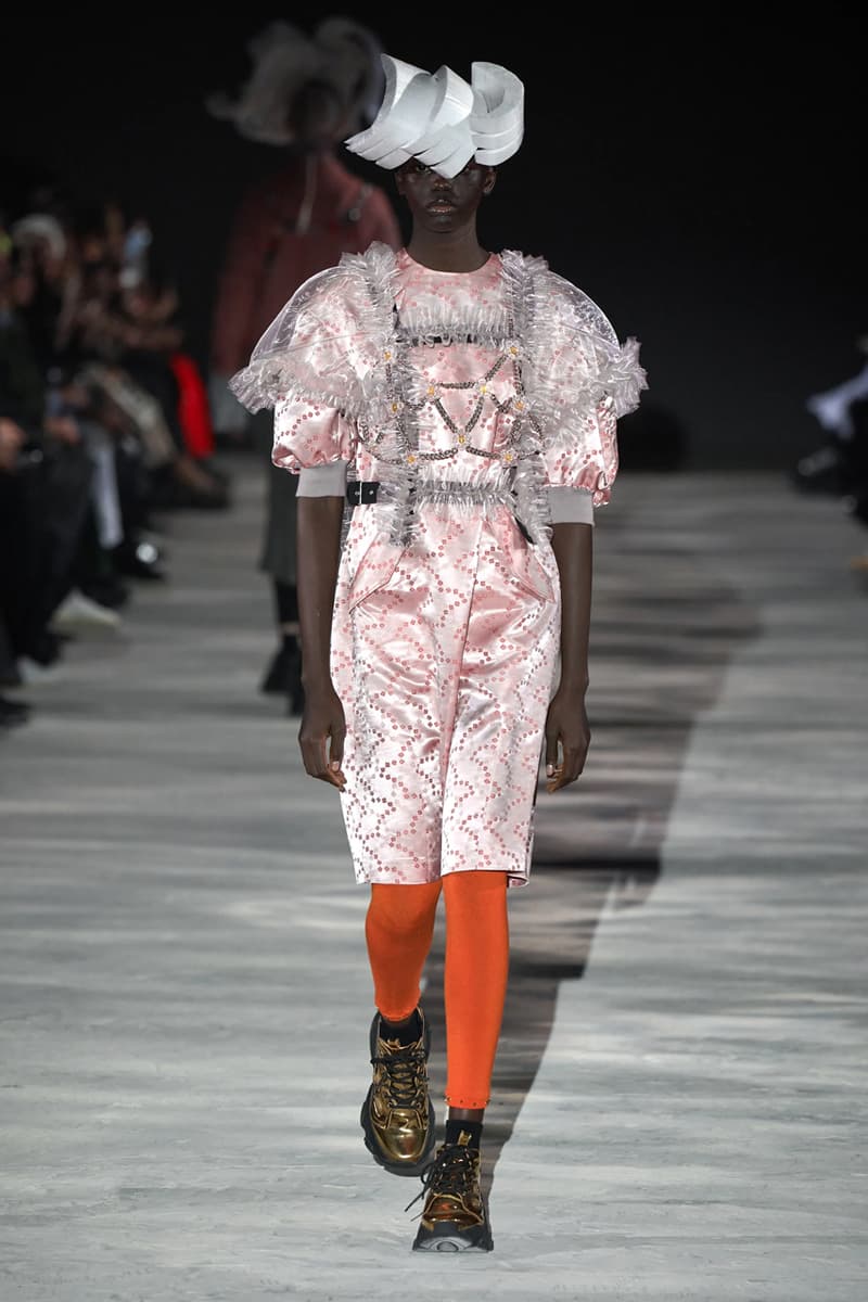 noir kei ninomiya fall winter 2025 runway collection comme des garcons