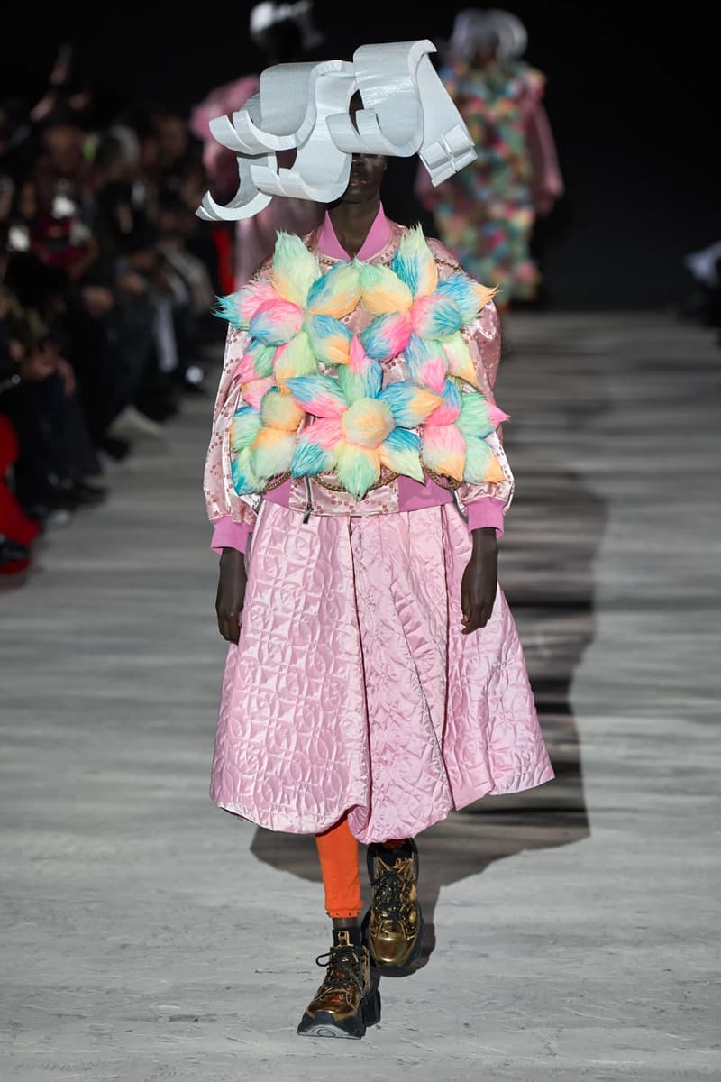 noir kei ninomiya fall winter 2025 runway collection comme des garcons 