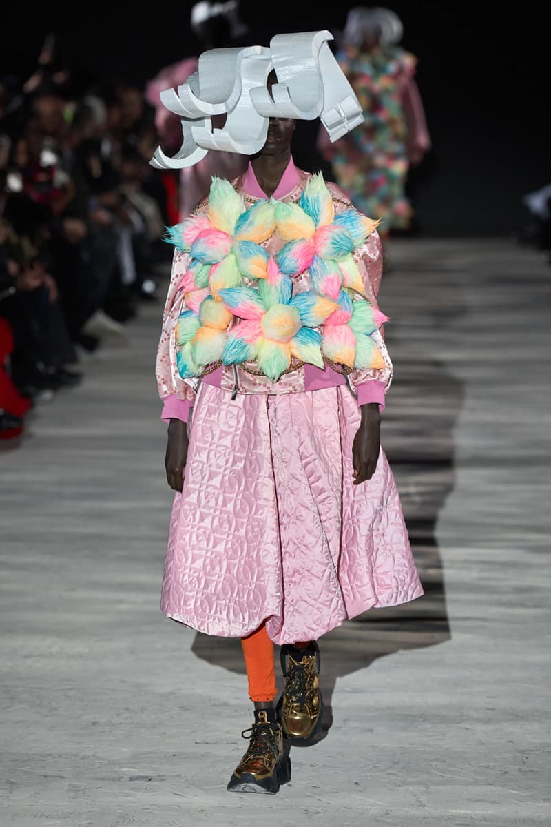 noir kei ninomiya fall winter 2025 runway collection comme des garcons