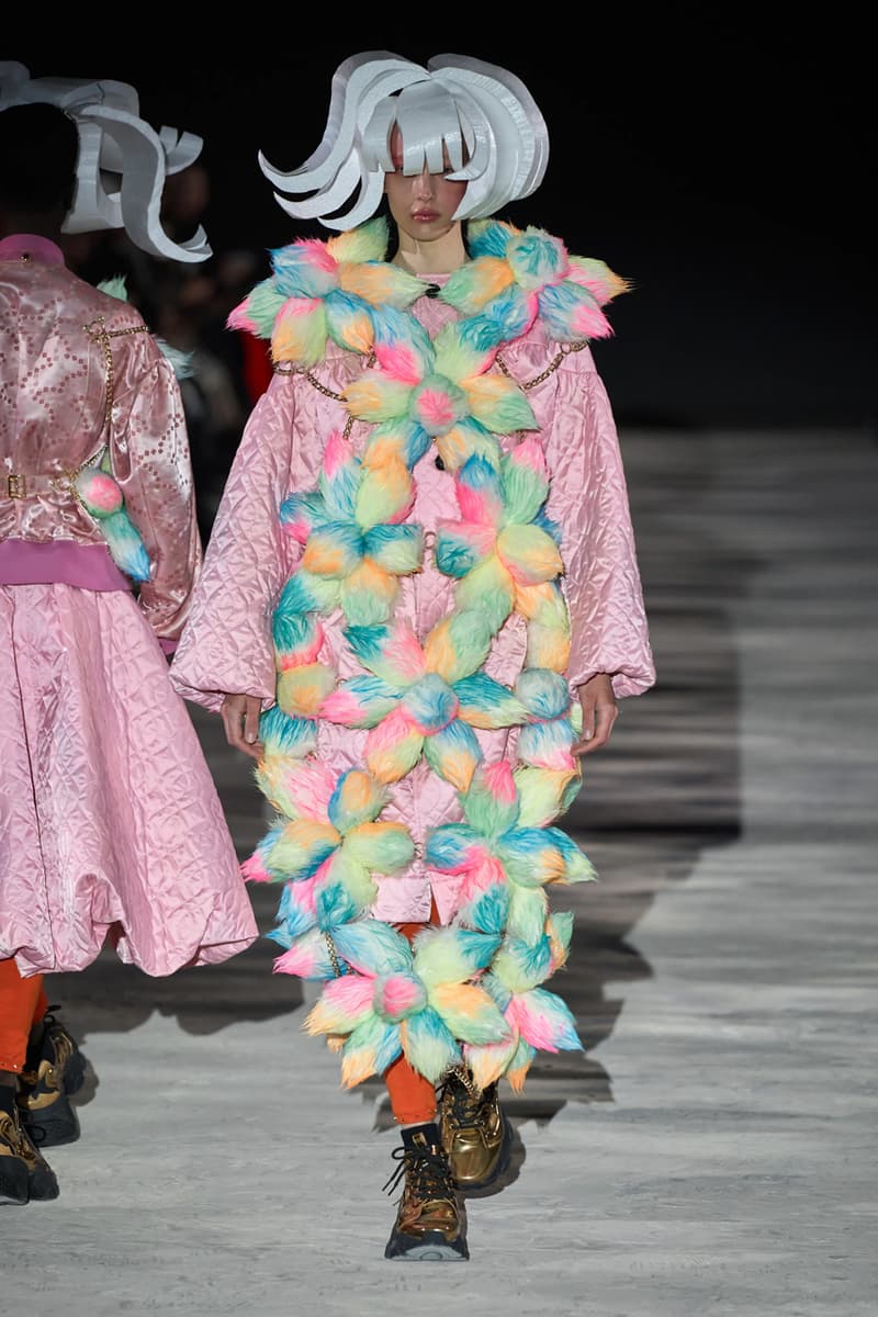 noir kei ninomiya fall winter 2025 runway collection comme des garcons