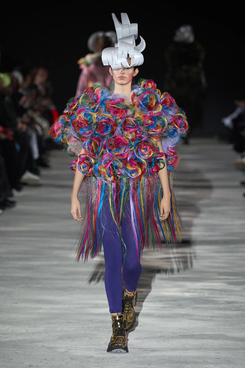 noir kei ninomiya fall winter 2025 runway collection comme des garcons