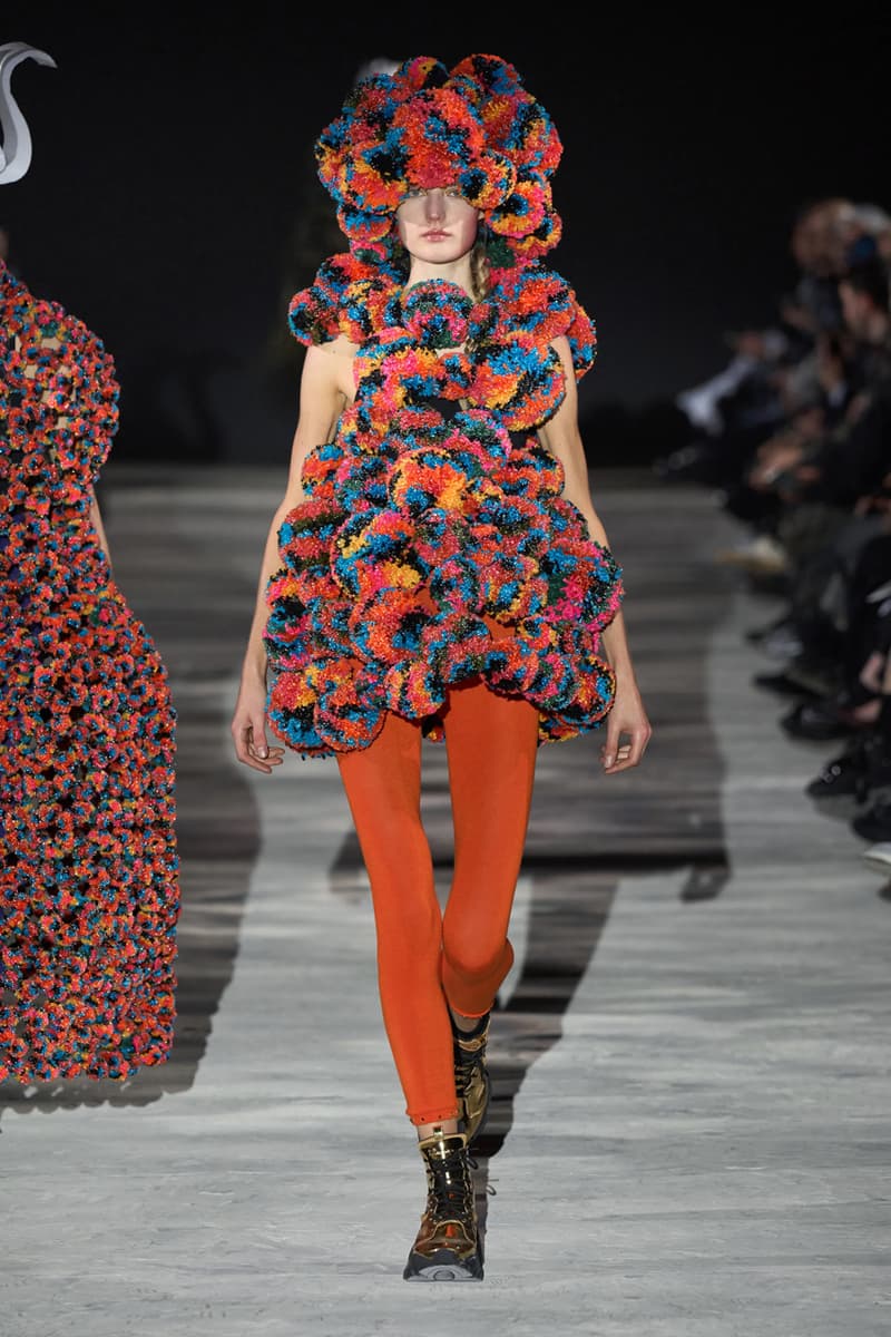 noir kei ninomiya fall winter 2025 runway collection comme des garcons