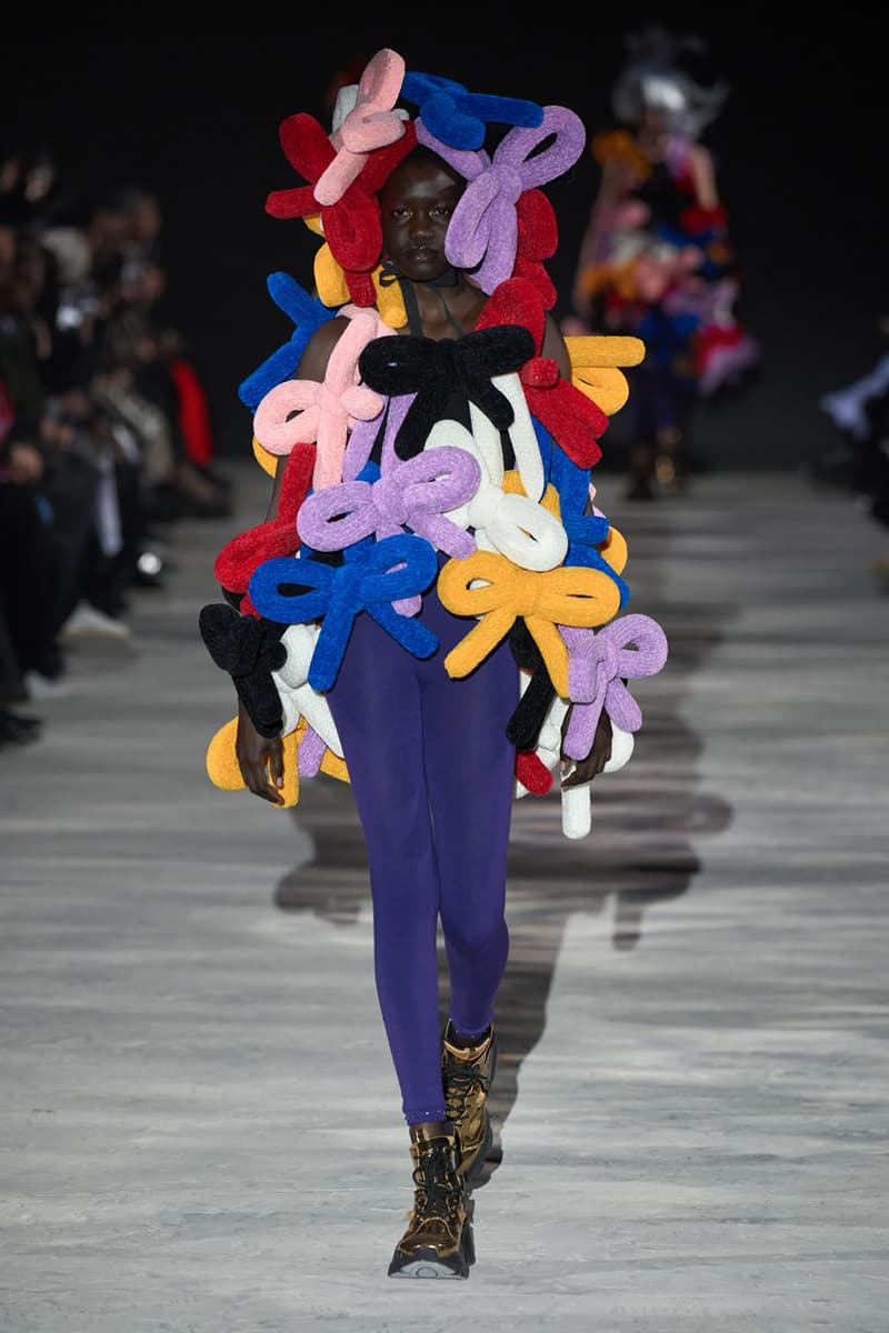 noir kei ninomiya fall winter 2025 runway collection comme des garcons