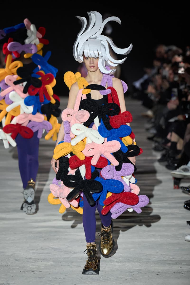 noir kei ninomiya fall winter 2025 runway collection comme des garcons
