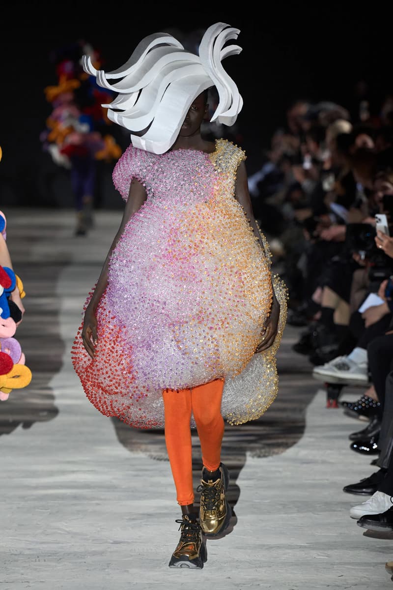 noir kei ninomiya fall winter 2025 runway collection comme des garcons