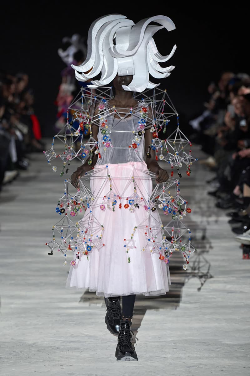 noir kei ninomiya fall winter 2025 runway collection comme des garcons 