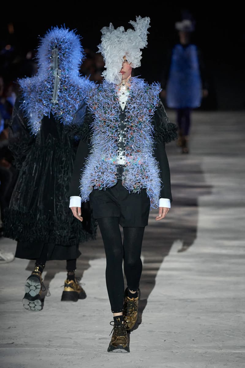 noir kei ninomiya fall winter 2025 runway collection comme des garcons