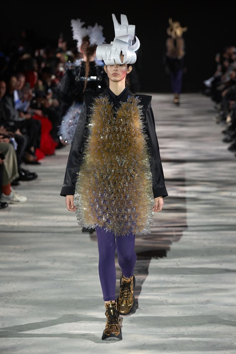 noir kei ninomiya fall winter 2025 runway collection comme des garcons