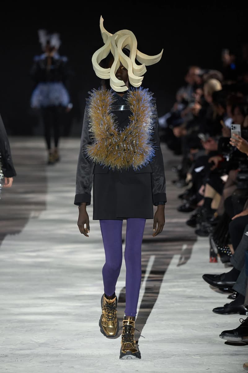 noir kei ninomiya fall winter 2025 runway collection comme des garcons