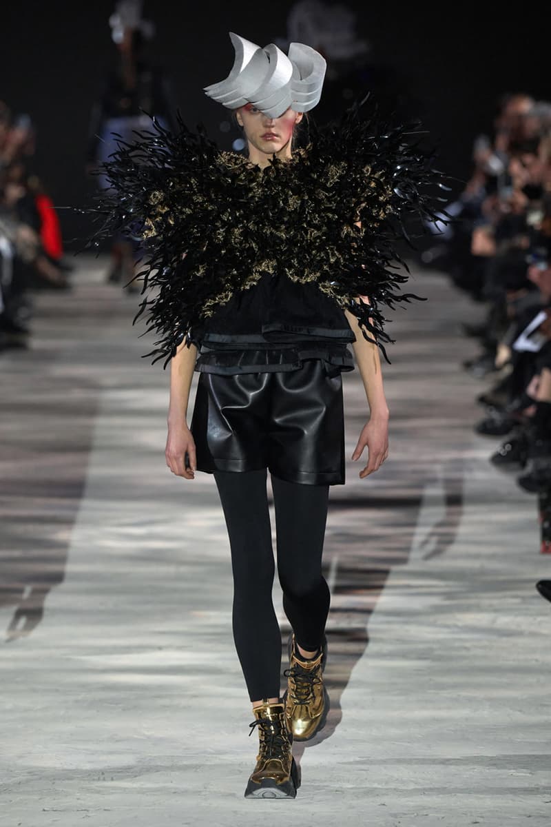 noir kei ninomiya fall winter 2025 runway collection comme des garcons