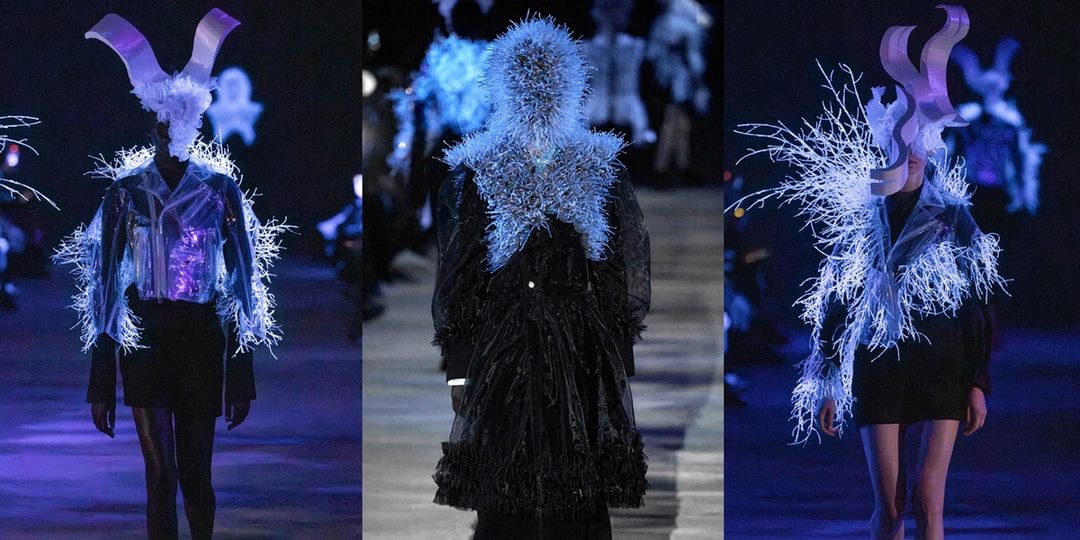 Noir Kei Ninomiya's Bioluminescent FW25 Daydream