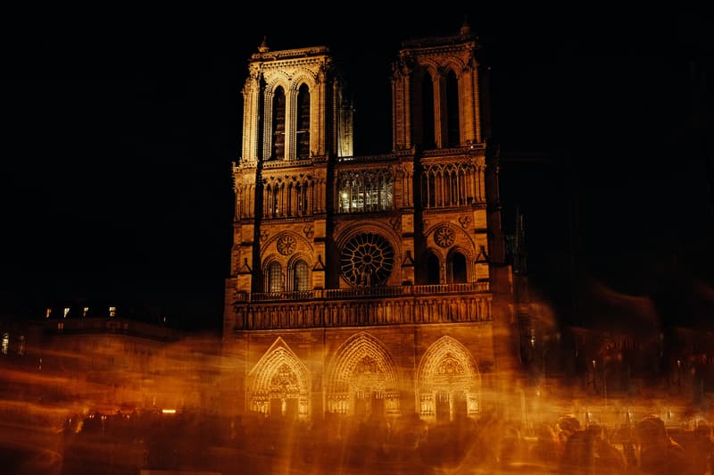 notre dame cathedral fire damaged stones raffle endangered landmarks