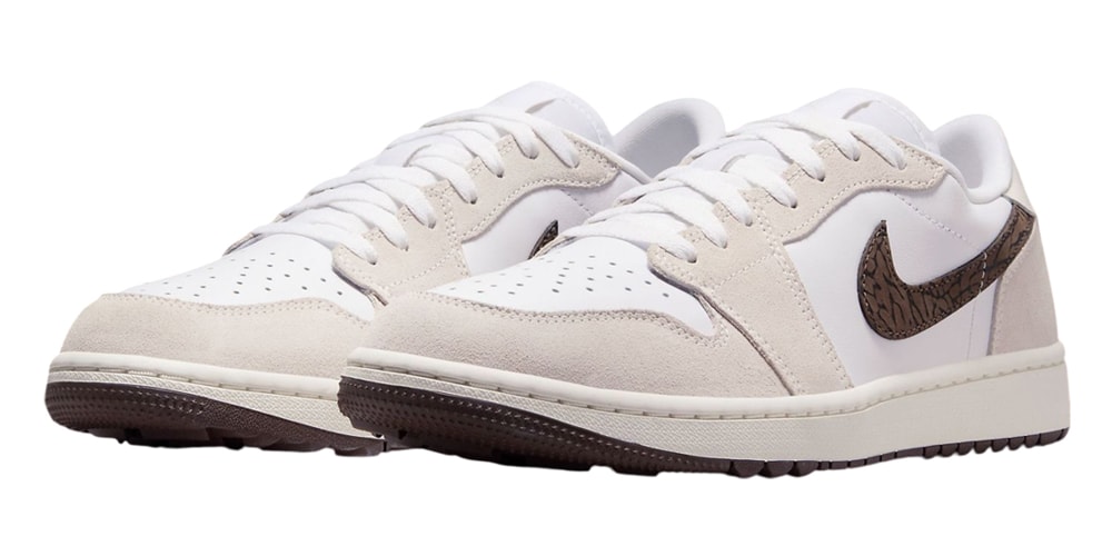 The Air Jordan 1 Low Golf Appears in "Light Orewood Brown"