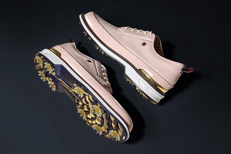 footjoy by jon buscemi players championship tpc sawgrass field lx premiere series court le rose dust pink gold spiked spikeless golf shoe release date price list buy guide