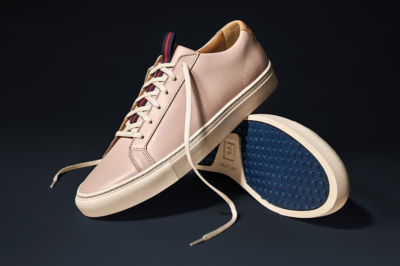 footjoy by jon buscemi players championship tpc sawgrass field lx premiere series court le rose dust pink gold spiked spikeless golf shoe release date price list buy guide