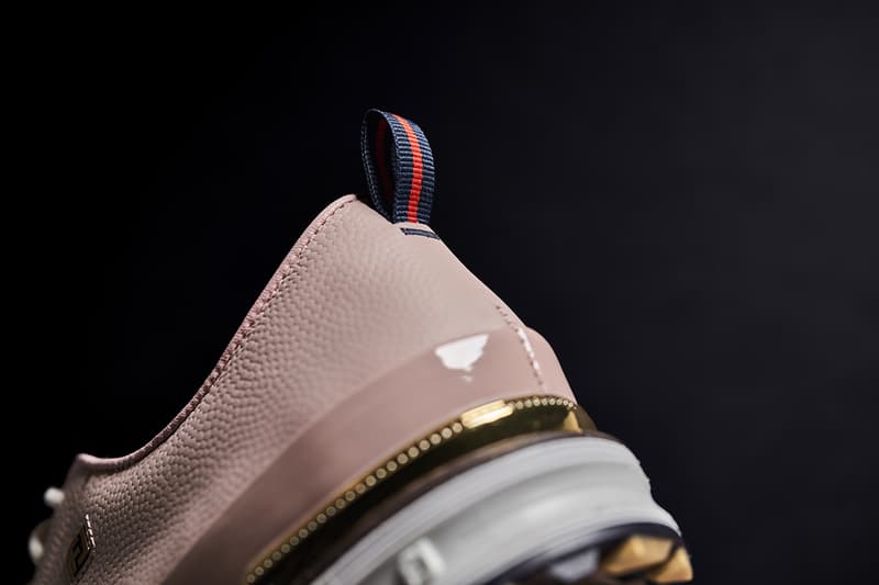 footjoy by jon buscemi players championship tpc sawgrass field lx premiere series court le rose dust pink gold spiked spikeless golf shoe release date price list buy guide