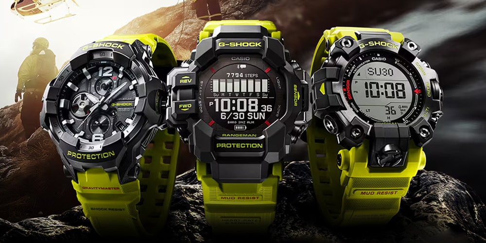 G-SHOCK Pays Homage to Emergency Rescue Teams With New Master of G Rescue Yellow Series