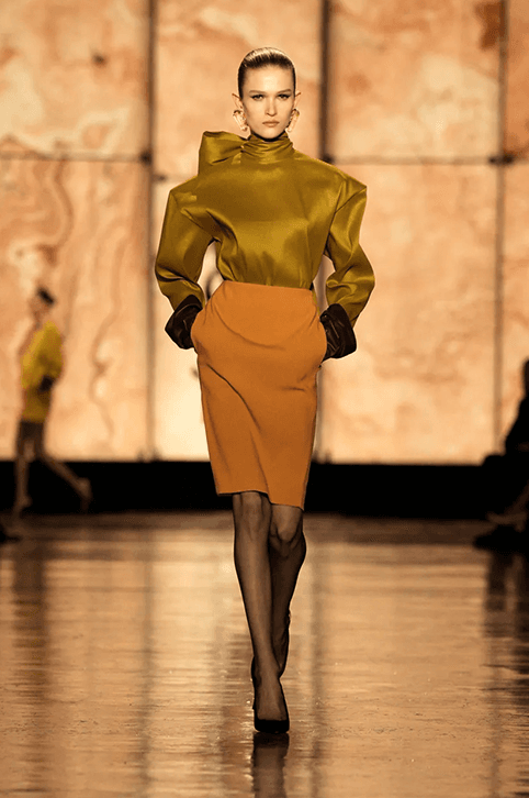 Saint Laurent Fall Winter 2025 Paris Fashion Week Anthony Vaccarello womenswear runway show