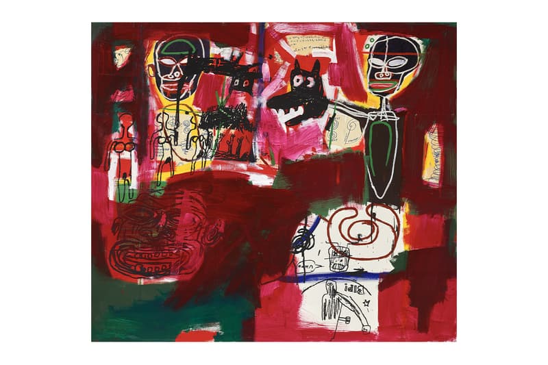 Jean-Michel Basquiat "Sabado Por la Noche" Estimated to Auction for $16 Million USD christies hong kong asia evening sale hong kong march 28 art basel hong kong