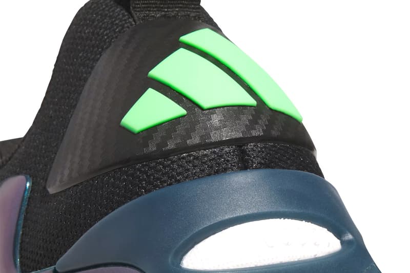 Official Look at the adidas AE1 Low "Arctic Night" anthony edwards release info Arctic Night/Core Black-Scream Green jq6135 nba minnesota timberwolves