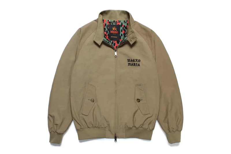 Baracuta g9 WACKO MARIA Collaboration collection Release Info