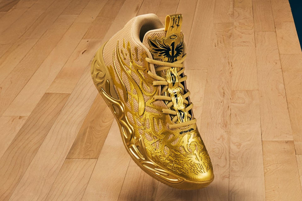 LaMelo Ball PUMA MB.04 Golden Child 311306-01 Release  display picture 1