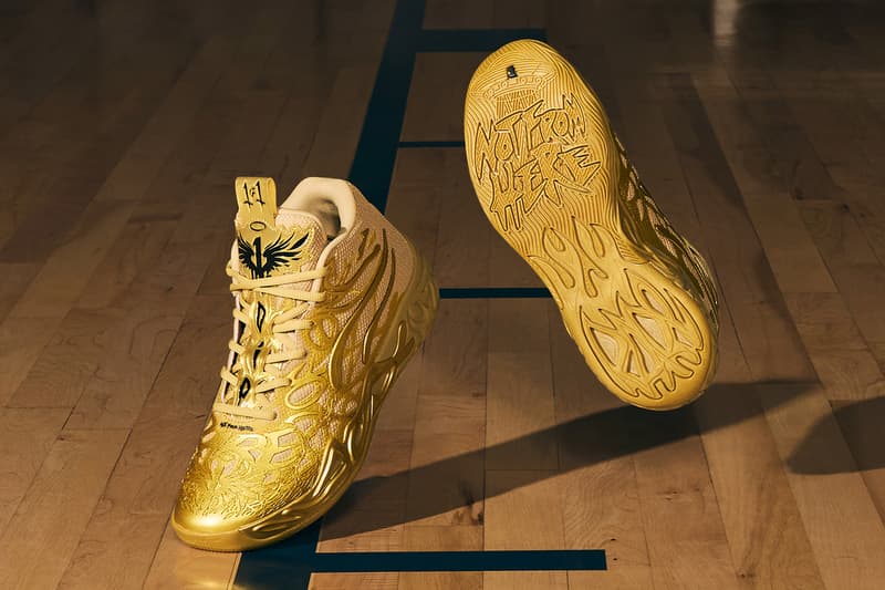 LaMelo Ball PUMA MB.04 Golden Child 311306-01 Release date info store list buying guide photos price