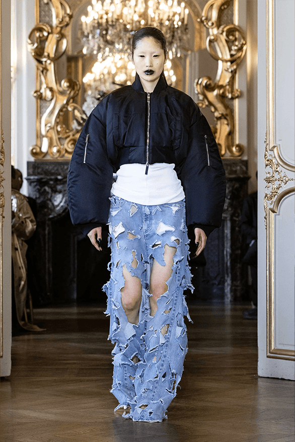 Best Runway shows Paris Fashion Week Fall Winter 2025 womenswear collection Matières Fécales vivienne westwood miu miu Duran Lantink Courrèges