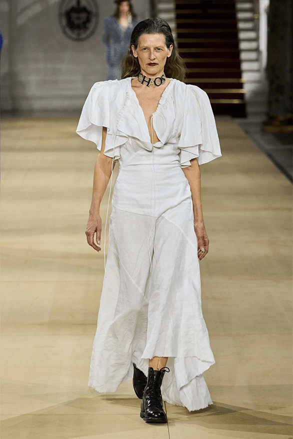 Best Runway shows Paris Fashion Week Fall Winter 2025 womenswear collection Matières Fécales vivienne westwood miu miu Duran Lantink Courrèges