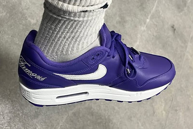 First Look at the Supreme x Nike Air Max 1 '87 "Varsity Purple"