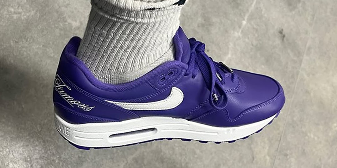 First Look at the Supreme x Nike Air Max 1 '87 "Varsity Purple"