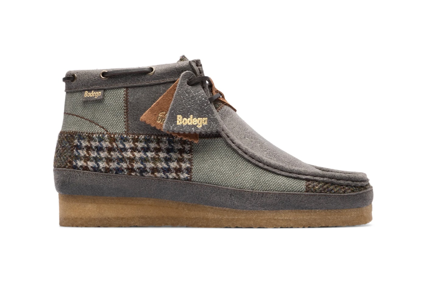Bodega x Clarks Patchwork Wallabee 3.0 “Northeast Corridor” Collaboration Release Info