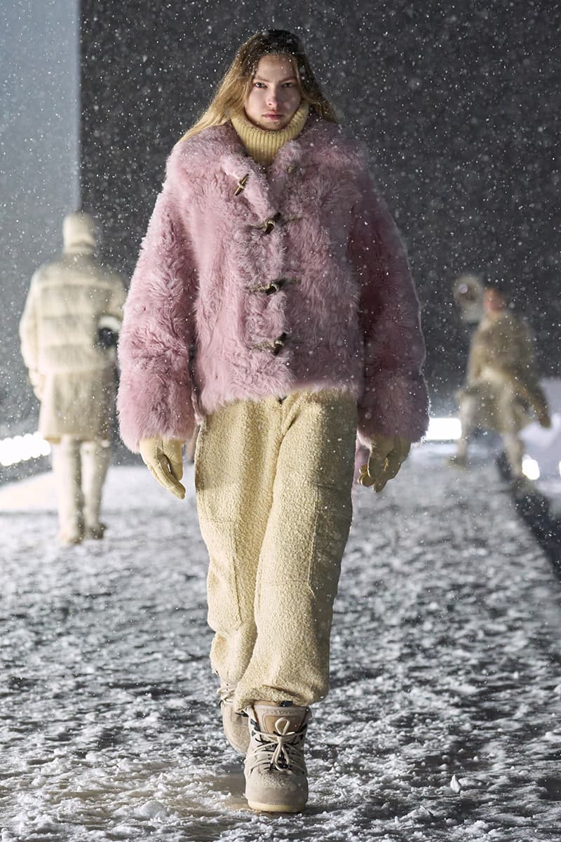 Moncler Grenoble FW25 Runway Collection courchevel altiport puffer jackets penn badgley doutzen adrien brody kate moss anne hathaway shaun white brooklyn beckham nicola peltz Remo Ruffini