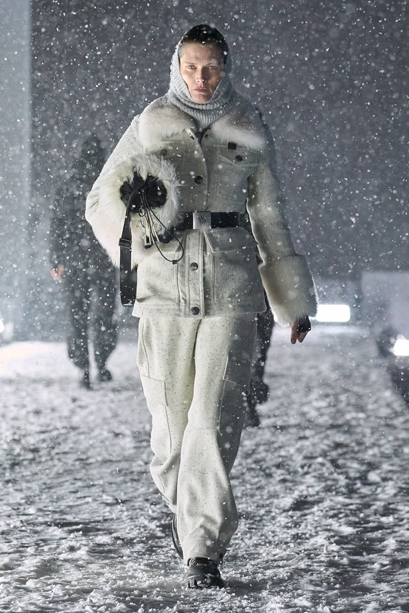 Moncler Grenoble FW25 Runway Collection courchevel altiport puffer jackets penn badgley doutzen adrien brody kate moss anne hathaway shaun white brooklyn beckham nicola peltz Remo Ruffini