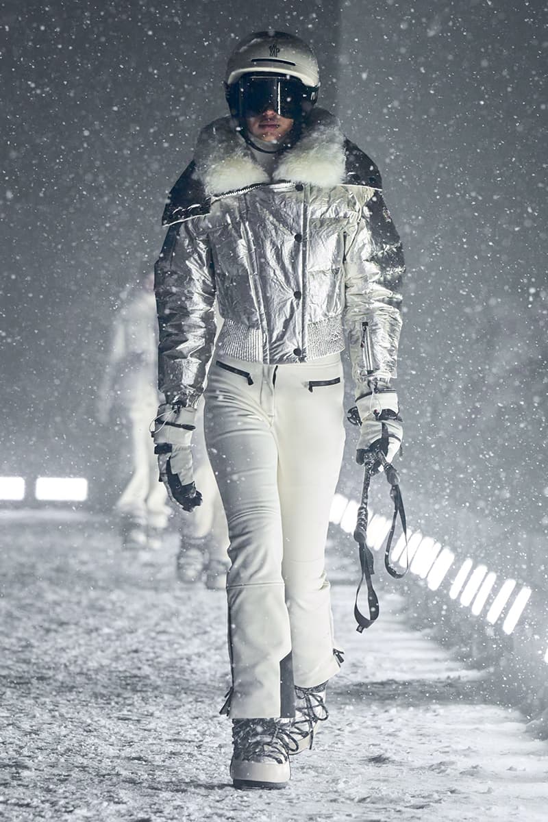 Moncler Grenoble FW25 Runway Collection courchevel altiport puffer jackets penn badgley doutzen adrien brody kate moss anne hathaway shaun white brooklyn beckham nicola peltz Remo Ruffini